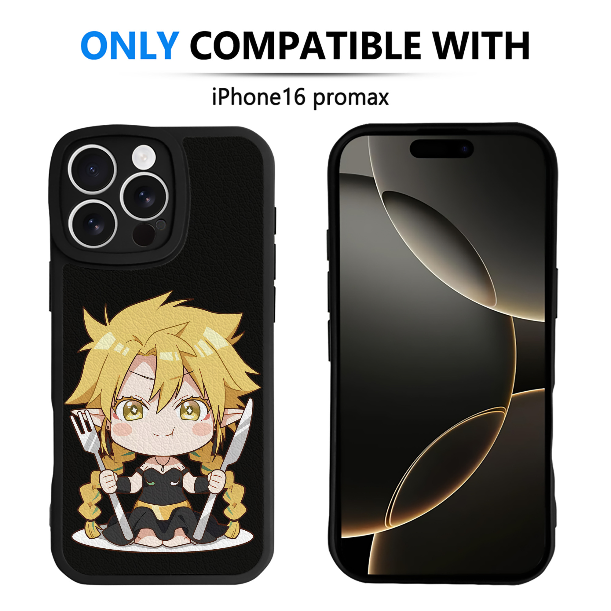 （画像用） 転スラ Regarding Reincarnated to Slime 【iPhone 16シリーズ対応】シリコンスマホケース（レザー調） 材質：シリコン